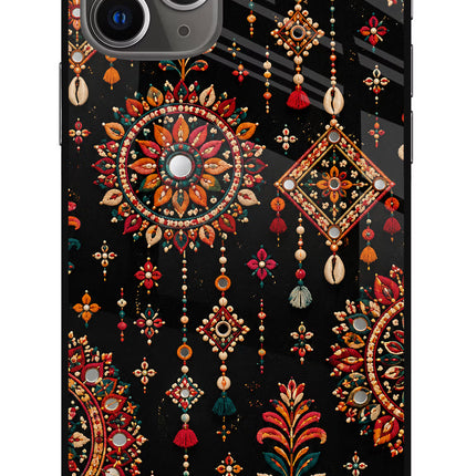 Boho Noir iPhone 11 Pro Max Glass Case