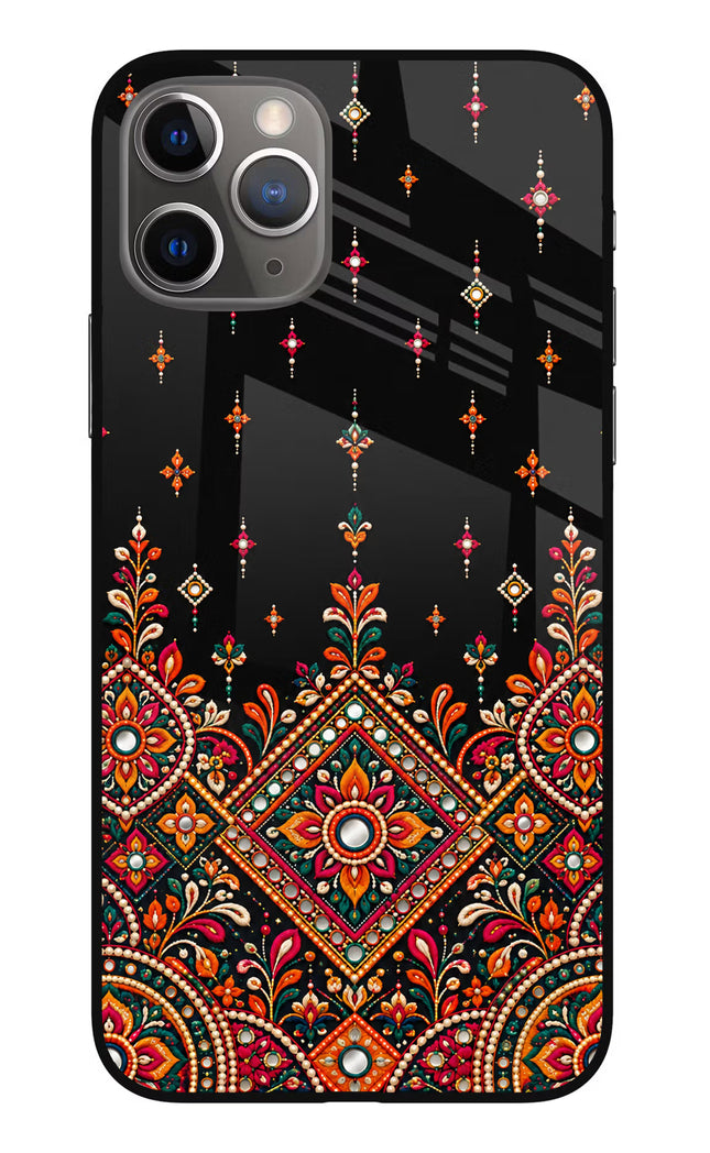Noir Mehfil iPhone 11 Pro Max Glass Case