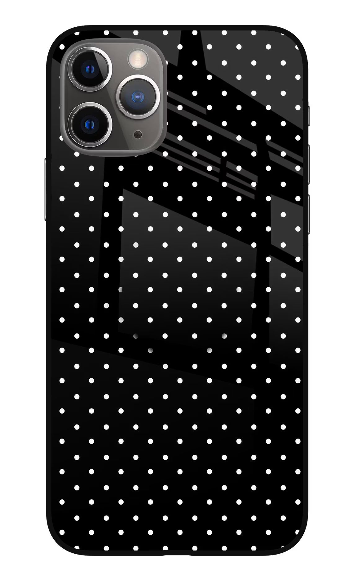 White Dots iPhone 11 Pro Max Pop Case by Casekaro