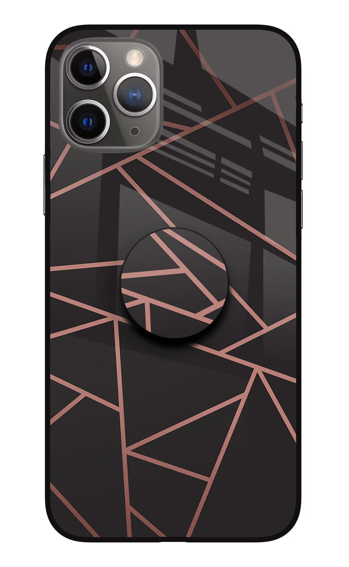 Geometric Pattern iPhone 11 Pro Max Pop Case by Casekaro