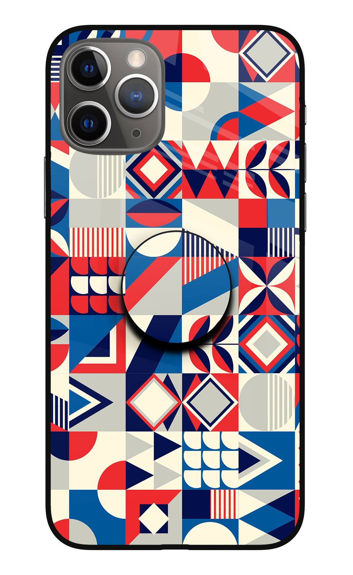 Colorful Pattern iPhone 11 Pro Max Glass Case