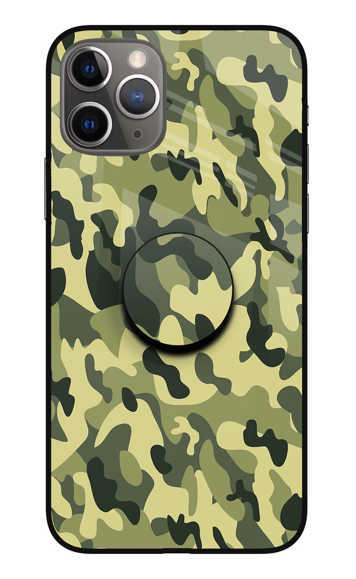 Camouflage iPhone 11 Pro Max Pop Case by Casekaro