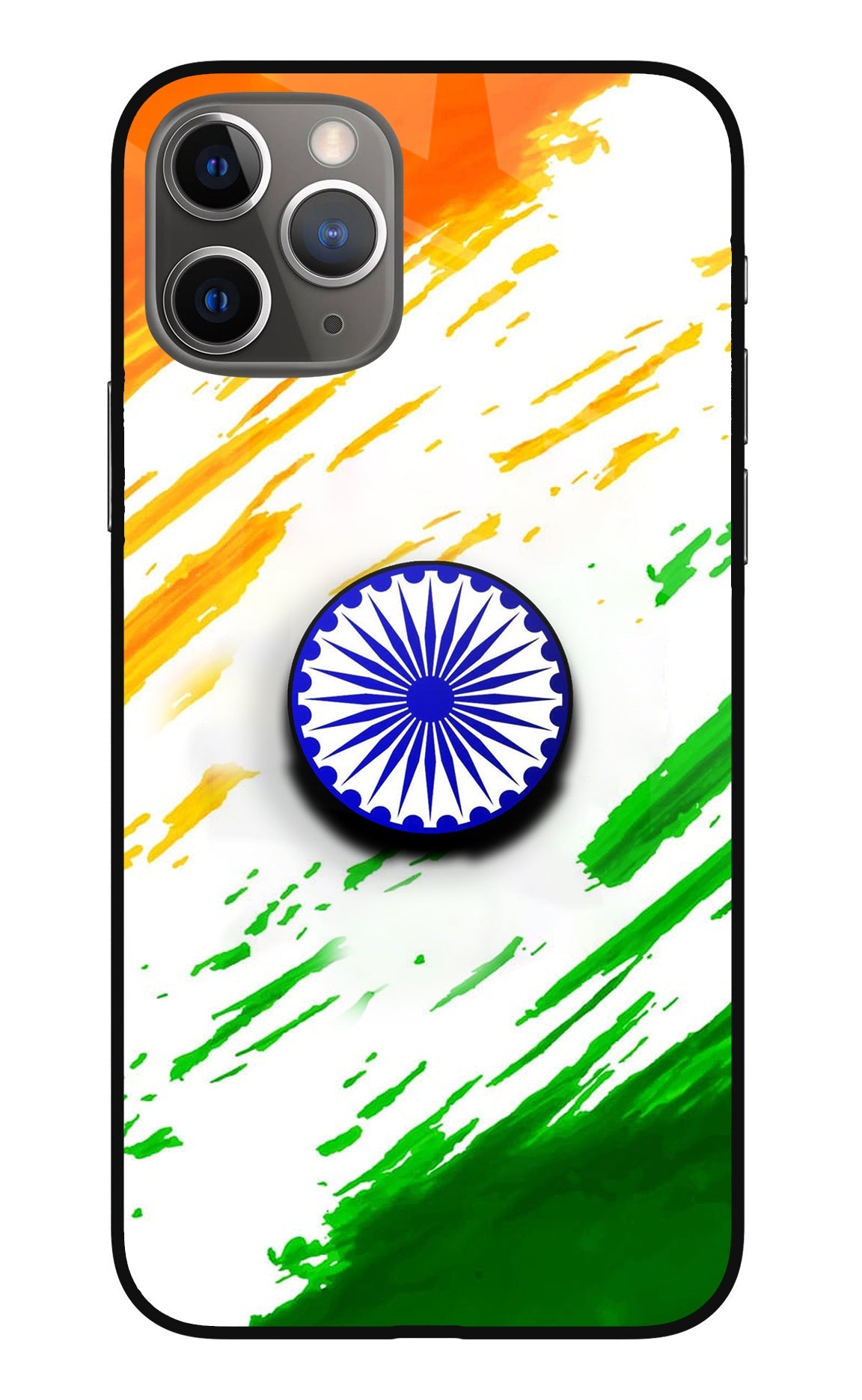 Indian Flag Ashoka Chakra iPhone 11 Pro Max Pop Case