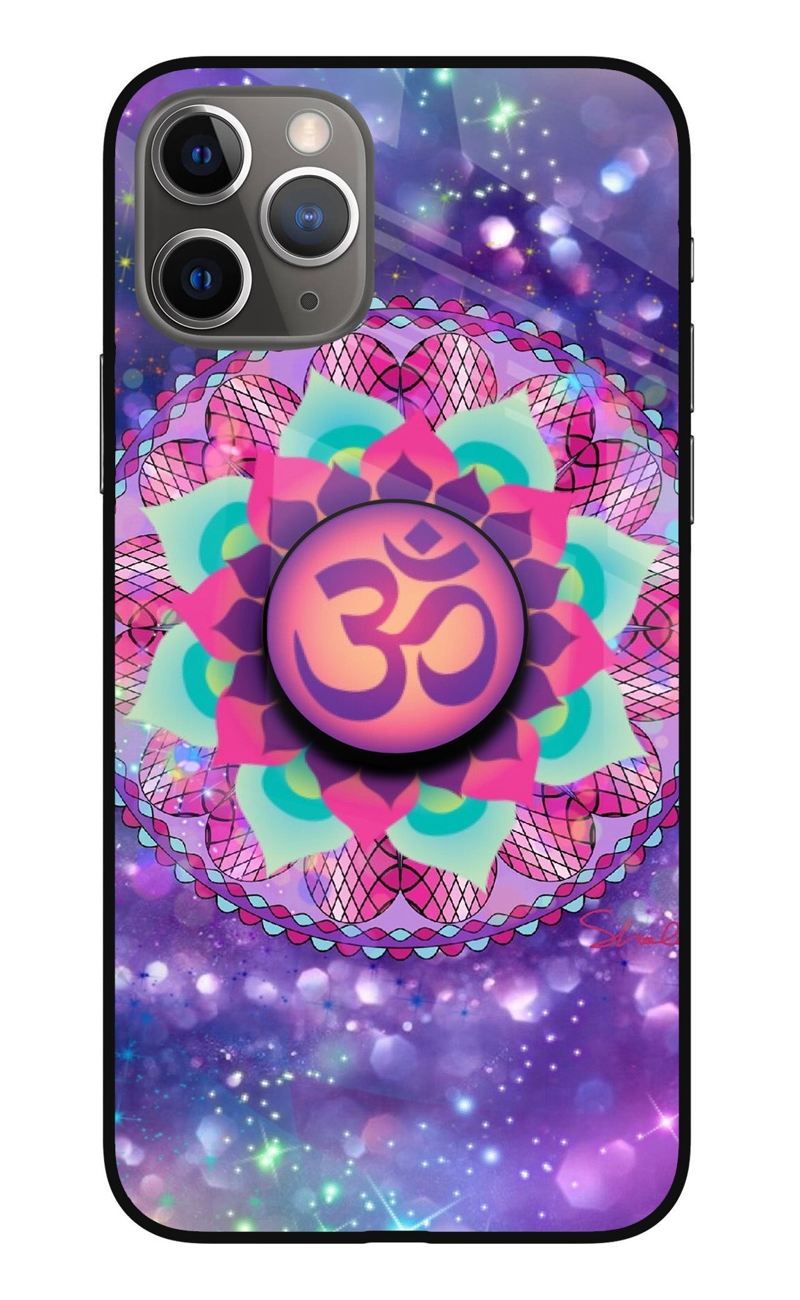 Om Purple iPhone 11 Pro Max Pop Case