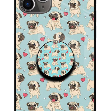 Pug Dog iPhone 11 Pro Max Glass Case