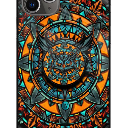 Angry Owl iPhone 11 Pro Max Glass Case
