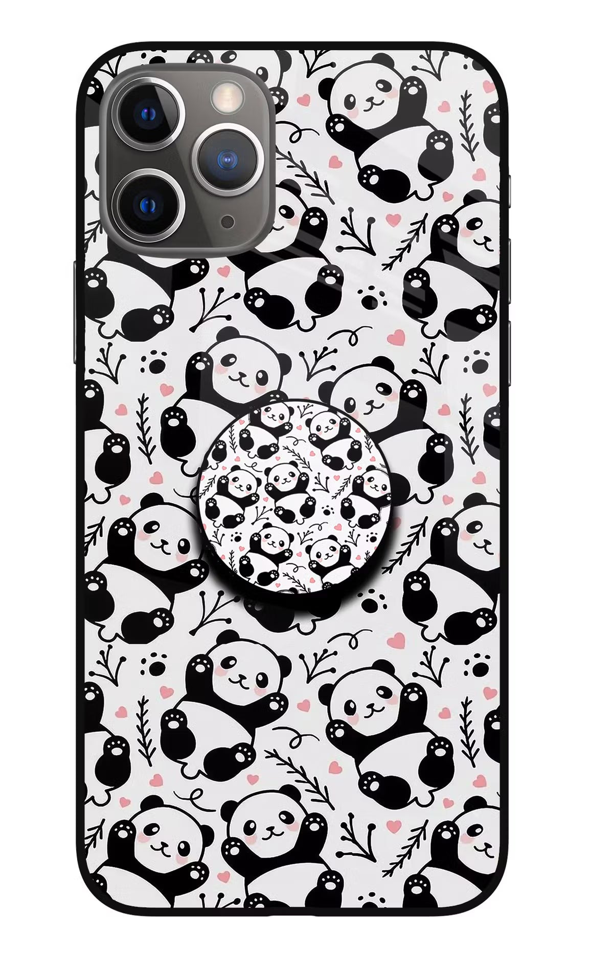 Cute Panda iPhone 11 Pro Max Pop Case by Casekaro