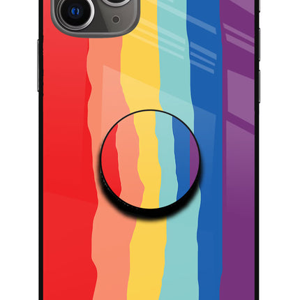 Rainbow iPhone 11 Pro Max Glass Case