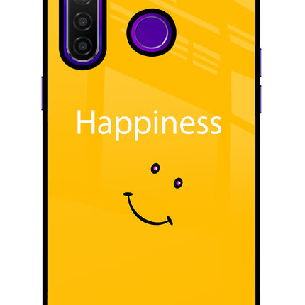 Happiness With Smiley Realme 5 Pro Glass Case