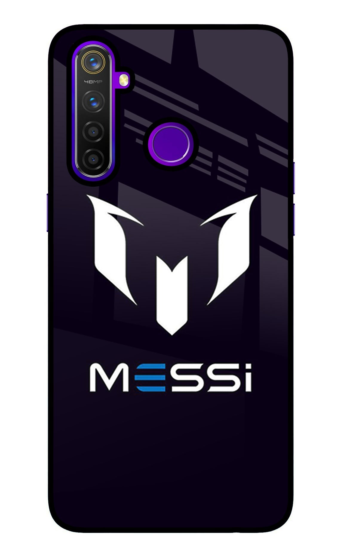 Messi Logo Realme 5 Pro Glass Case