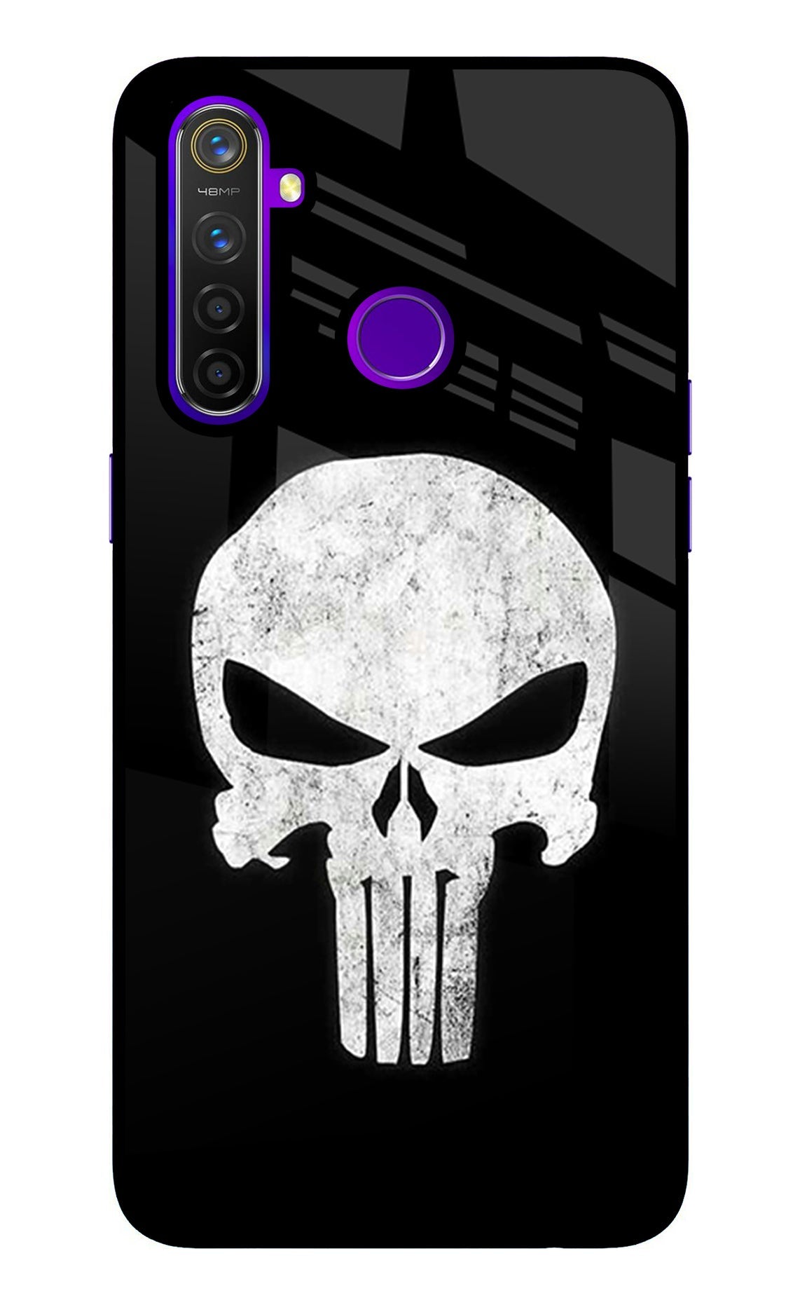 Punisher Skull Realme 5 Pro Glass Case