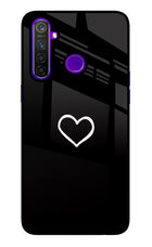 Heart Realme 5 Pro Glass Case