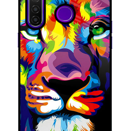 Lion Realme 5 Pro Glass Case