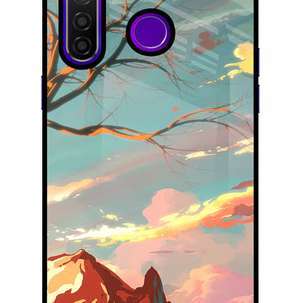 Scenery Realme 5 Pro Glass Case