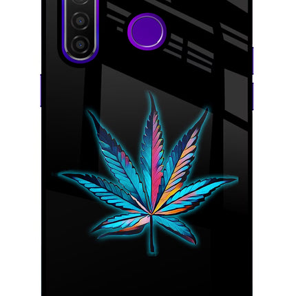 Weed Realme 5 Pro Glass Case