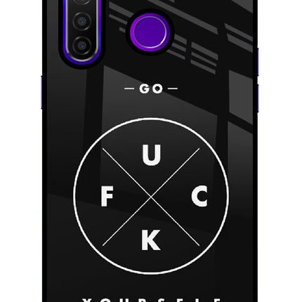 Go Fuck Yourself Realme 5 Pro Glass Case