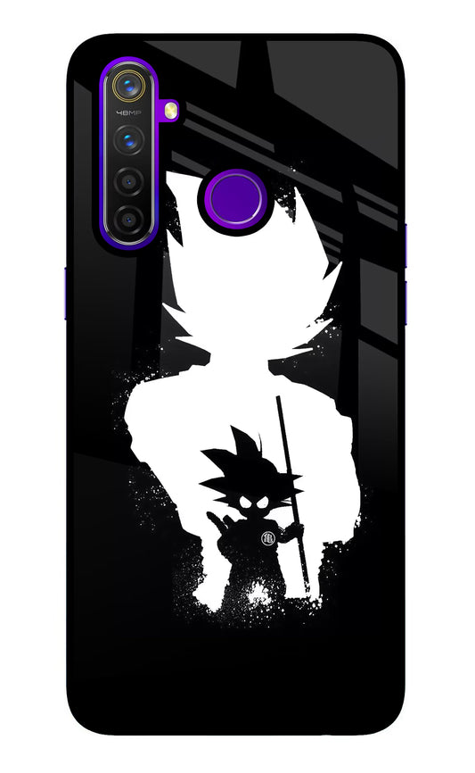 Goku Shadow Realme 5 Pro Glass Case