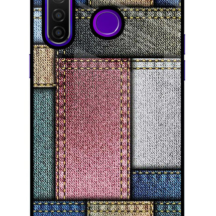 Multicolor Jeans Realme 5 Pro Glass Case