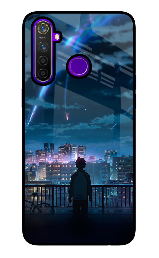 Anime Realme 5 Pro Glass Case