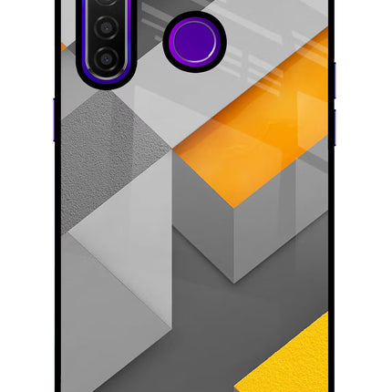 Abstract Realme 5 Pro Glass Case