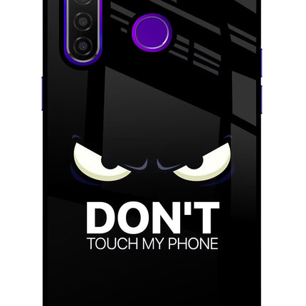 Don'T Touch My Phone Realme 5 Pro Glass Case