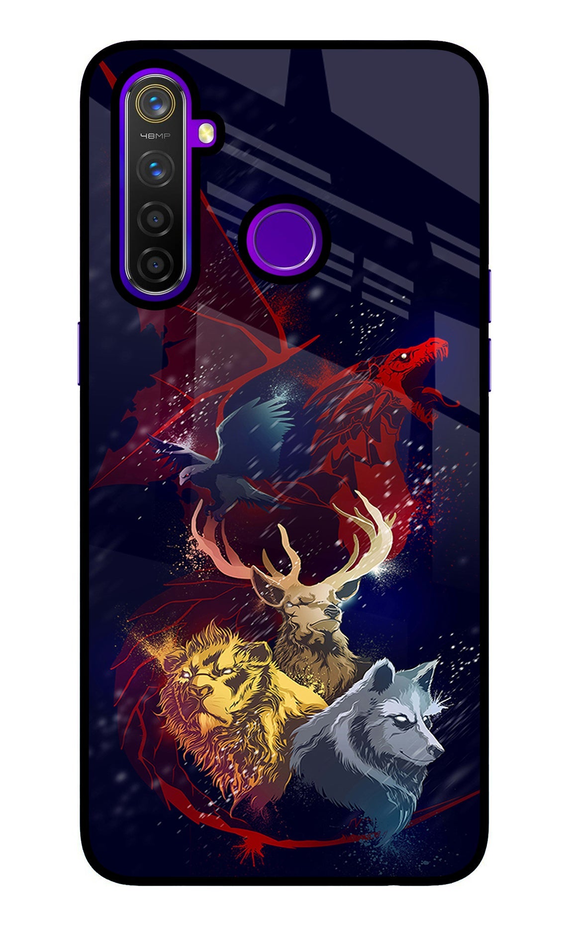 Game Of Thrones Realme 5 Pro Glass Case