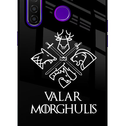 Valar Morghulis | Game Of Thrones Realme 5 Pro Glass Case Back Cover by Casekaro