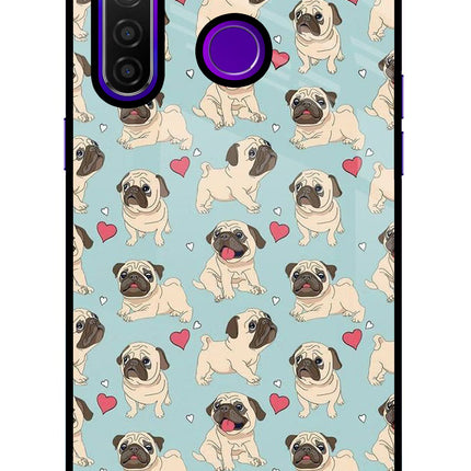 Pug Dog Realme 5 Pro Glass Case