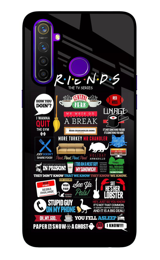 FRIENDS Realme 5 Pro Glass Case