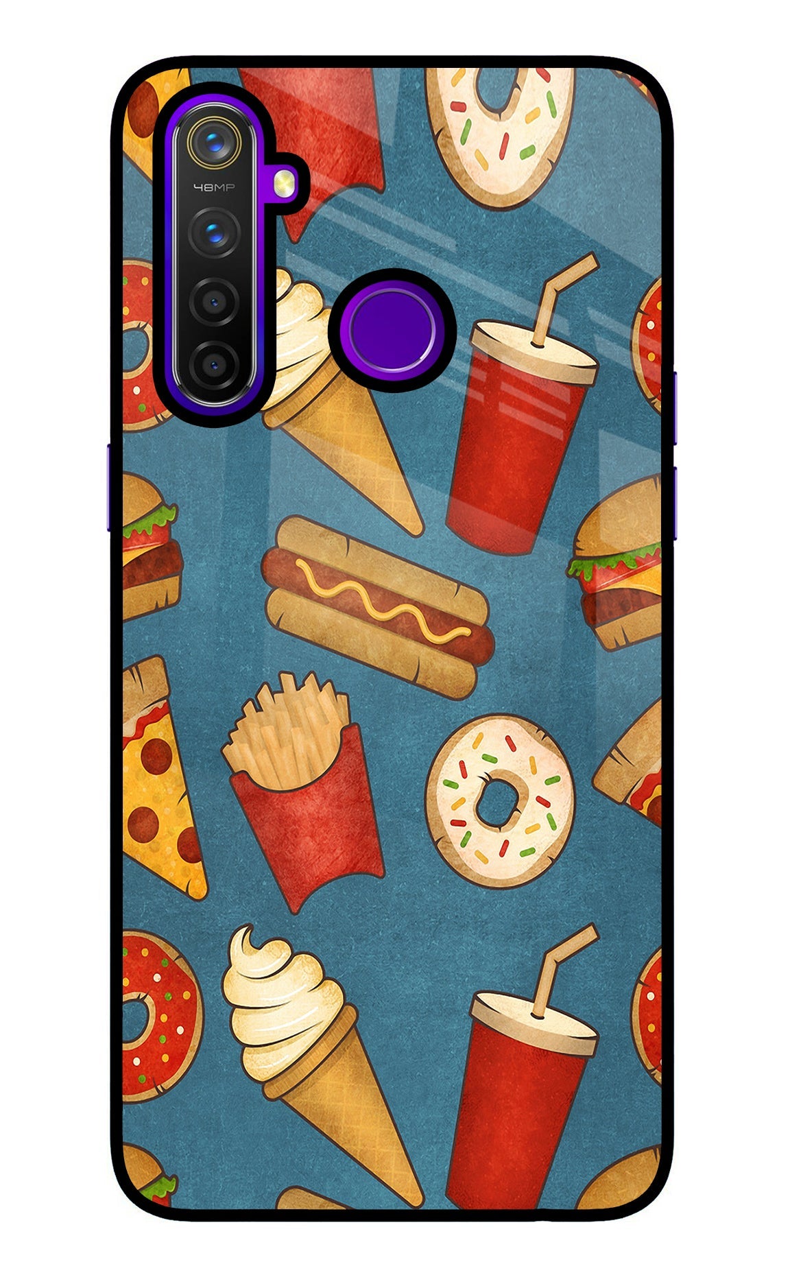 Foodie Realme 5 Pro Back Cover