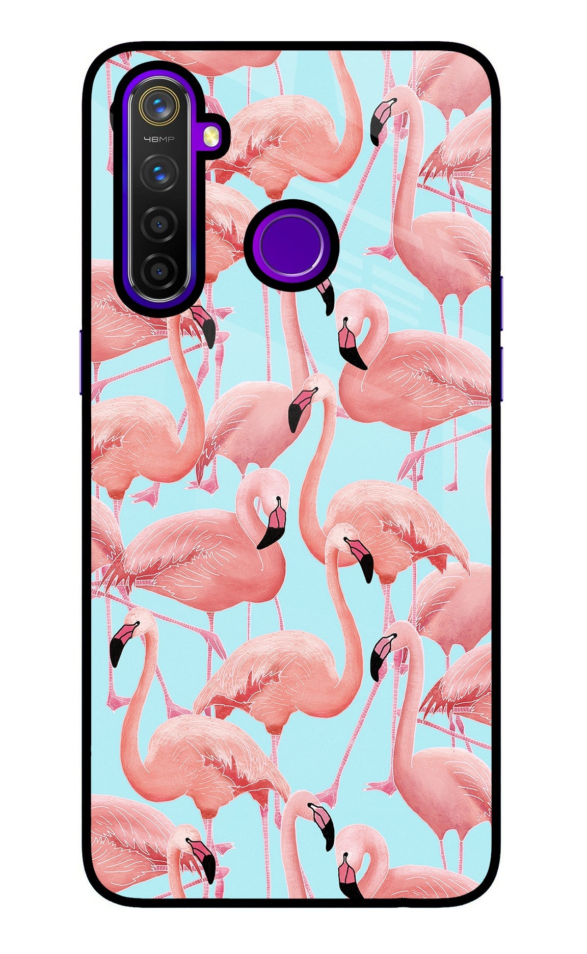 Flamboyance Realme 5 Pro Glass Case