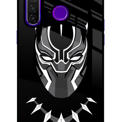 Black Panther Realme 5 Pro Glass Case