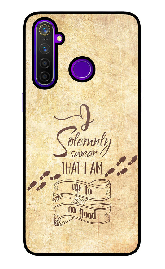 I Solemnly swear that i up to no good Realme 5 Pro Glass Case