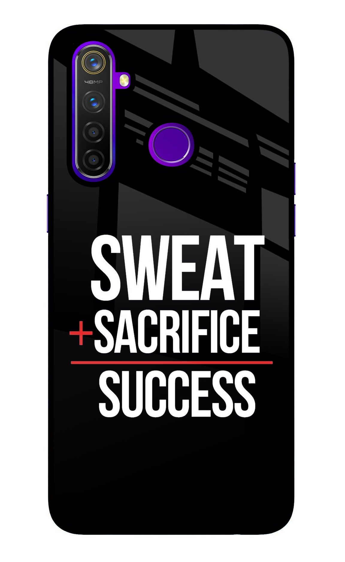 Sweat Sacrifice Success Realme 5 Pro Back Cover