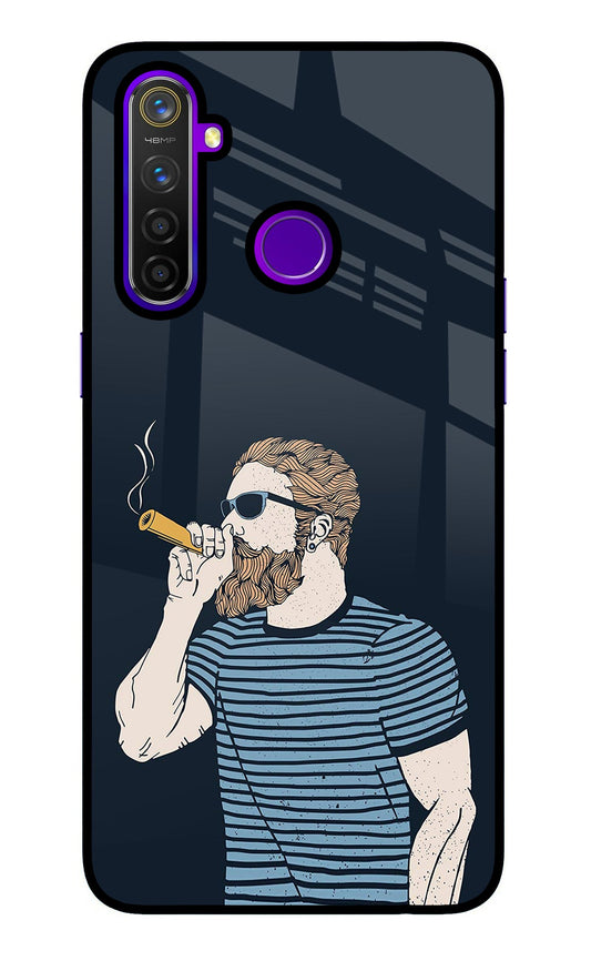 Smoking Realme 5 Pro Glass Case
