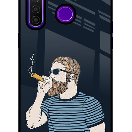 Smoking Realme 5 Pro Glass Case