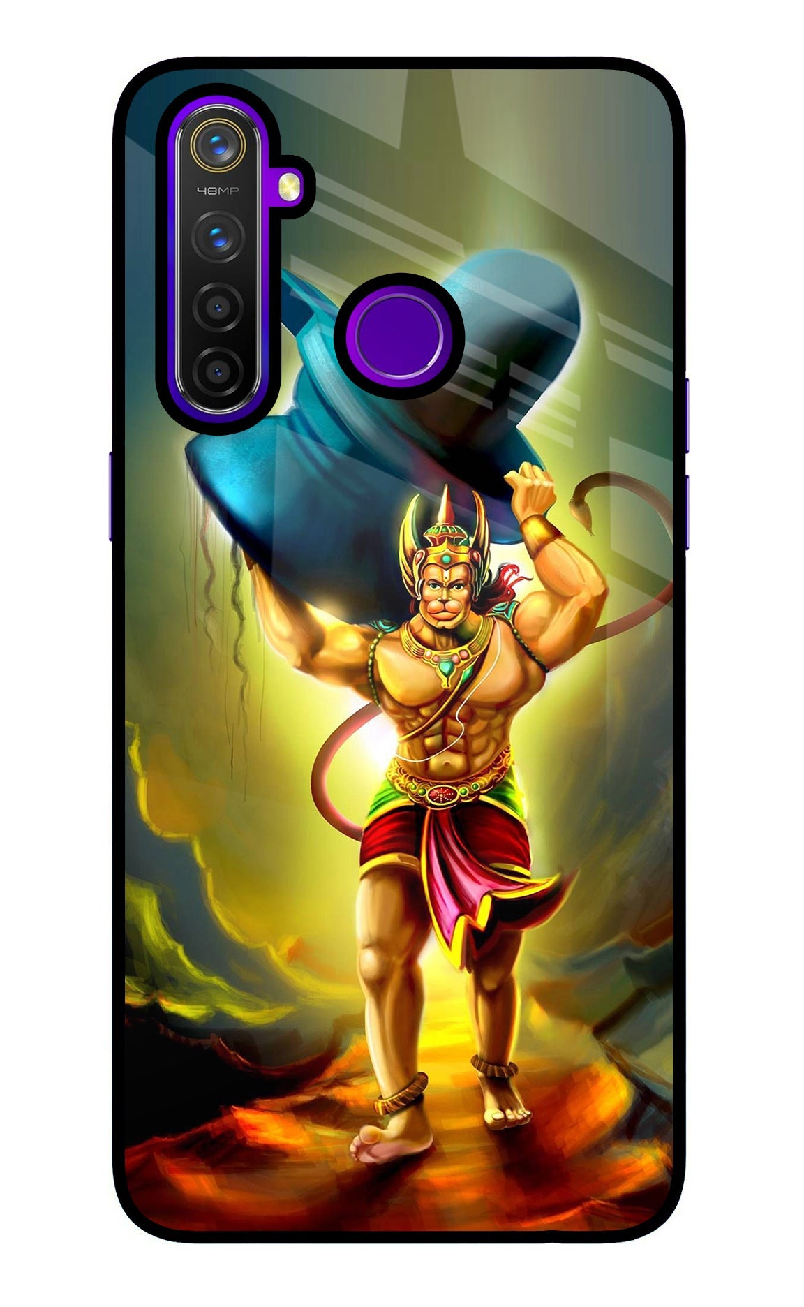 Lord Hanuman Realme 5 Pro Glass Case