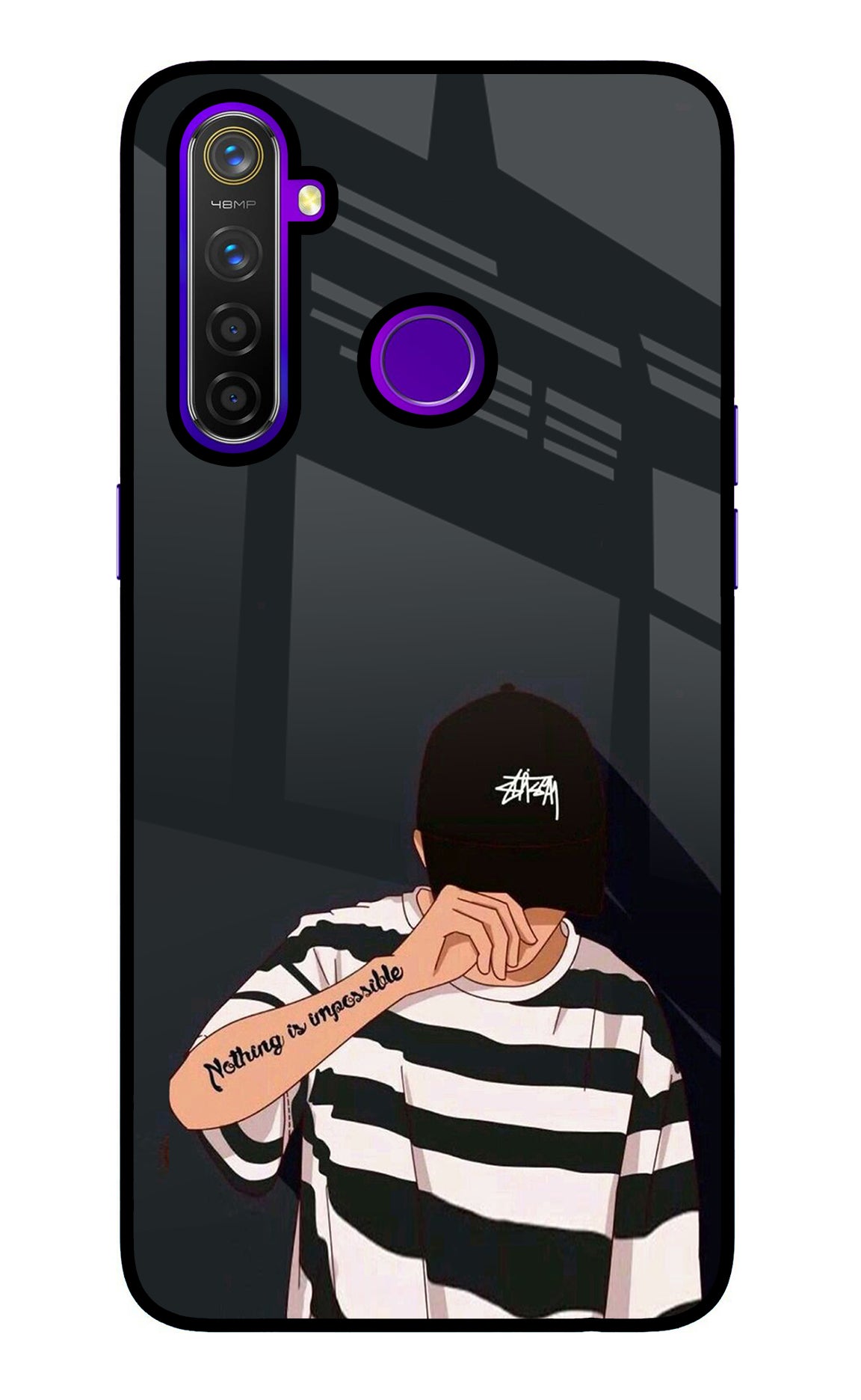 Aesthetic Boy Realme 5 Pro Back Cover