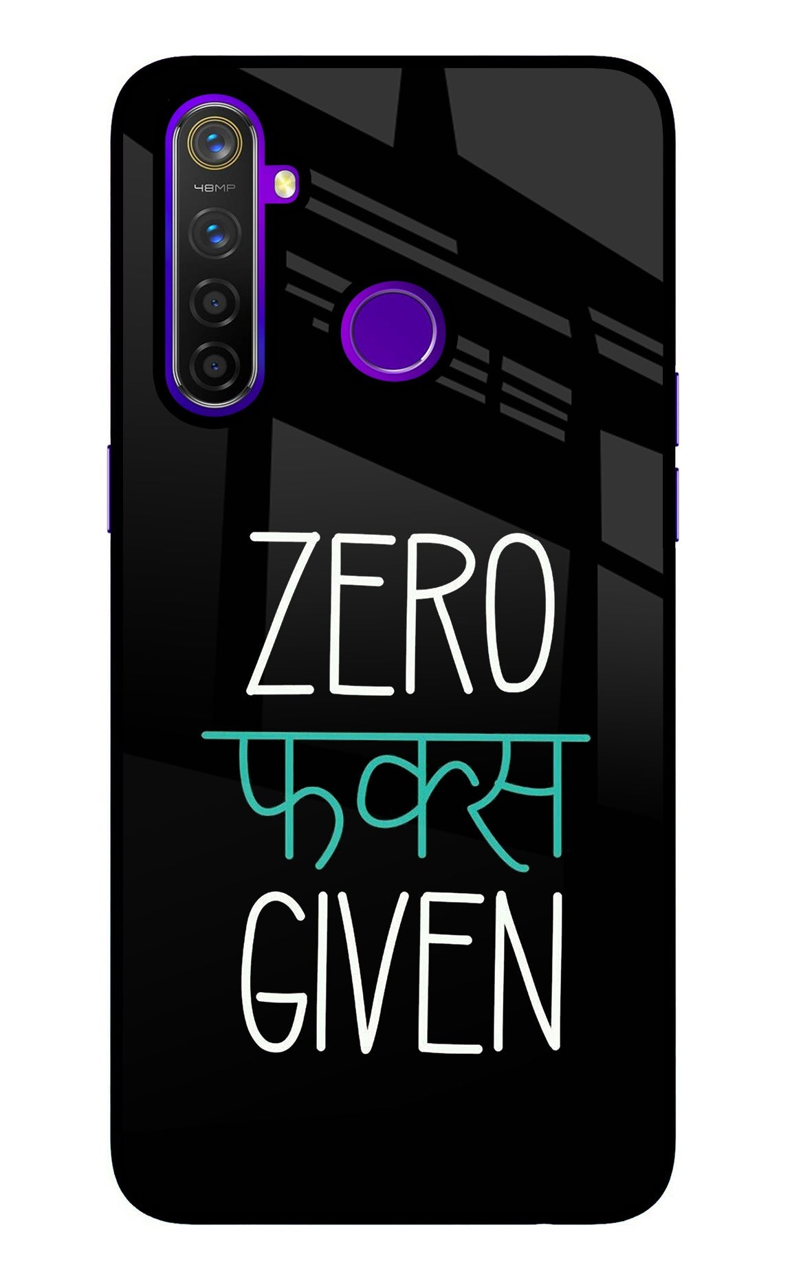 Zero Fucks Given Realme 5 Pro Back Cover