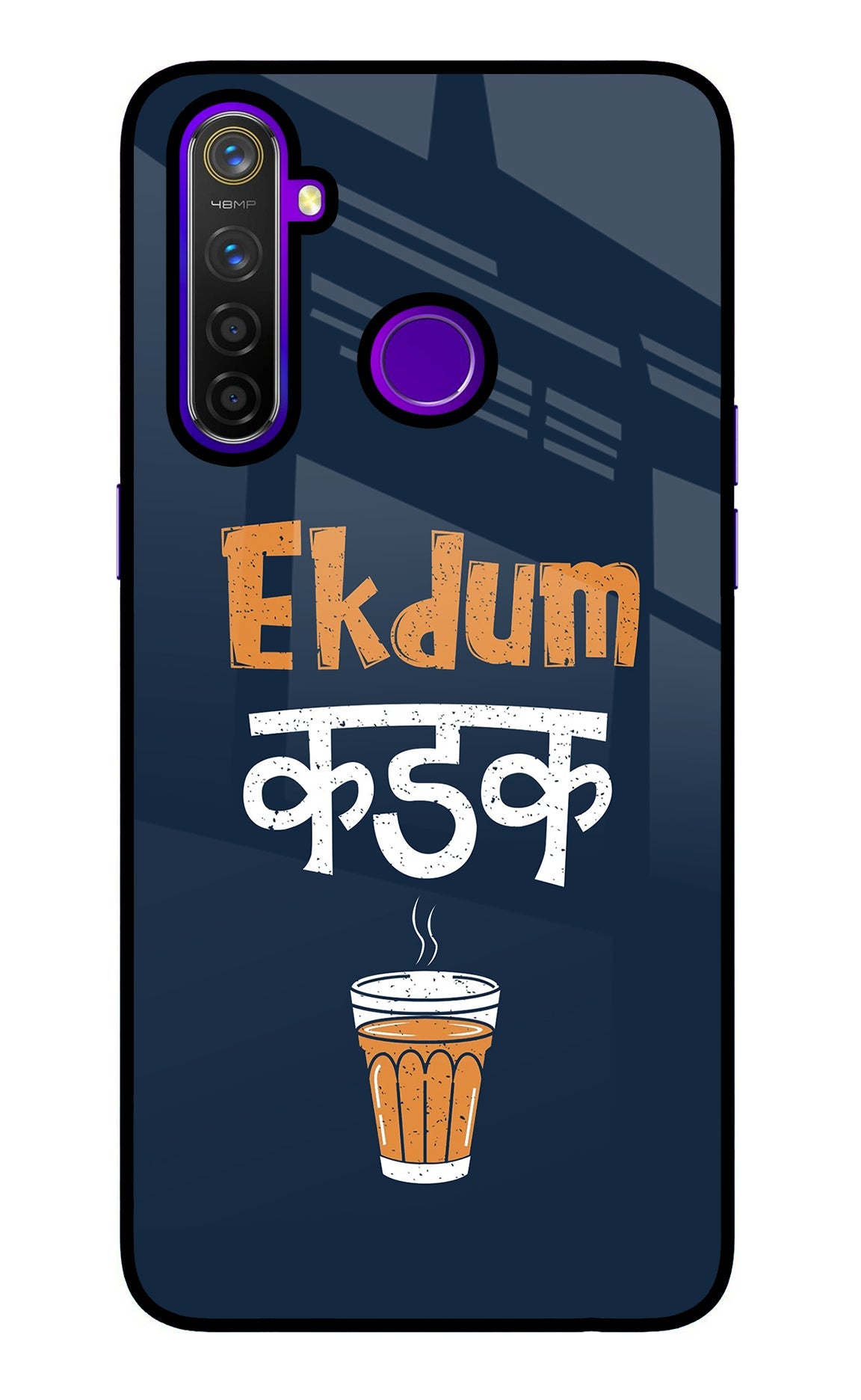 Ekdum Kadak Chai Realme 5 Pro Glass Case