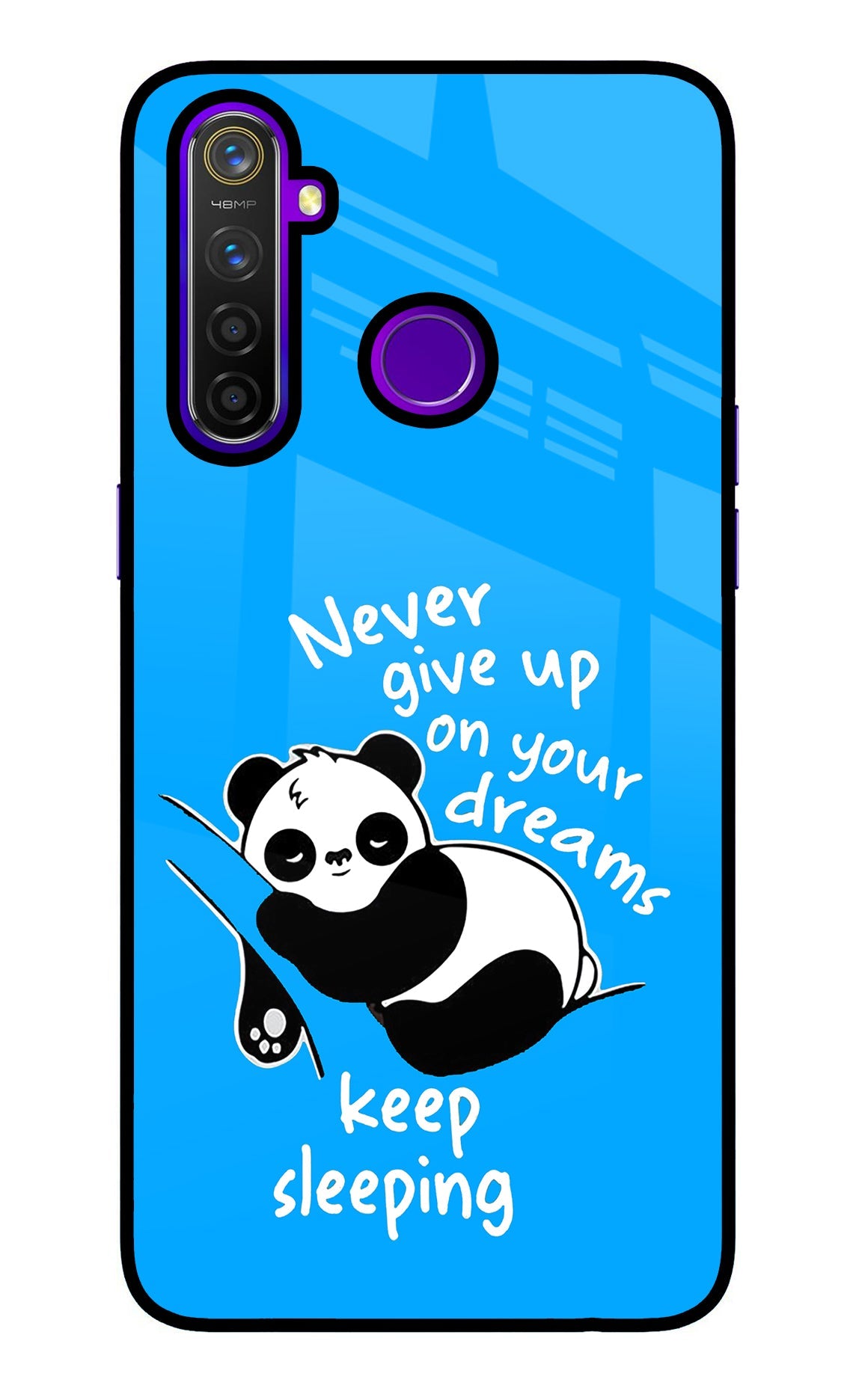 Keep Sleeping Realme 5 Pro Glass Case