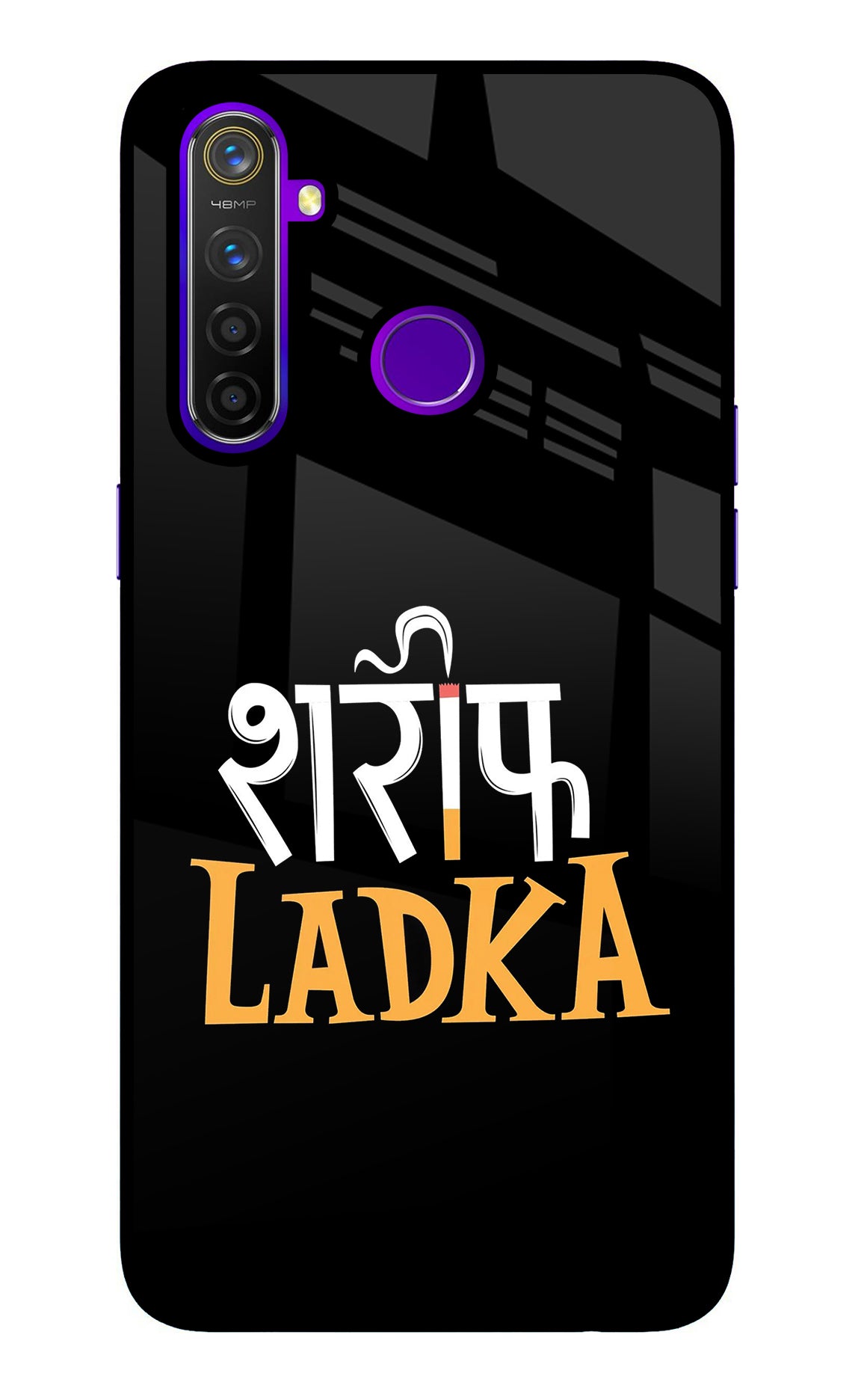 Shareef Ladka Realme 5 Pro Glass Case