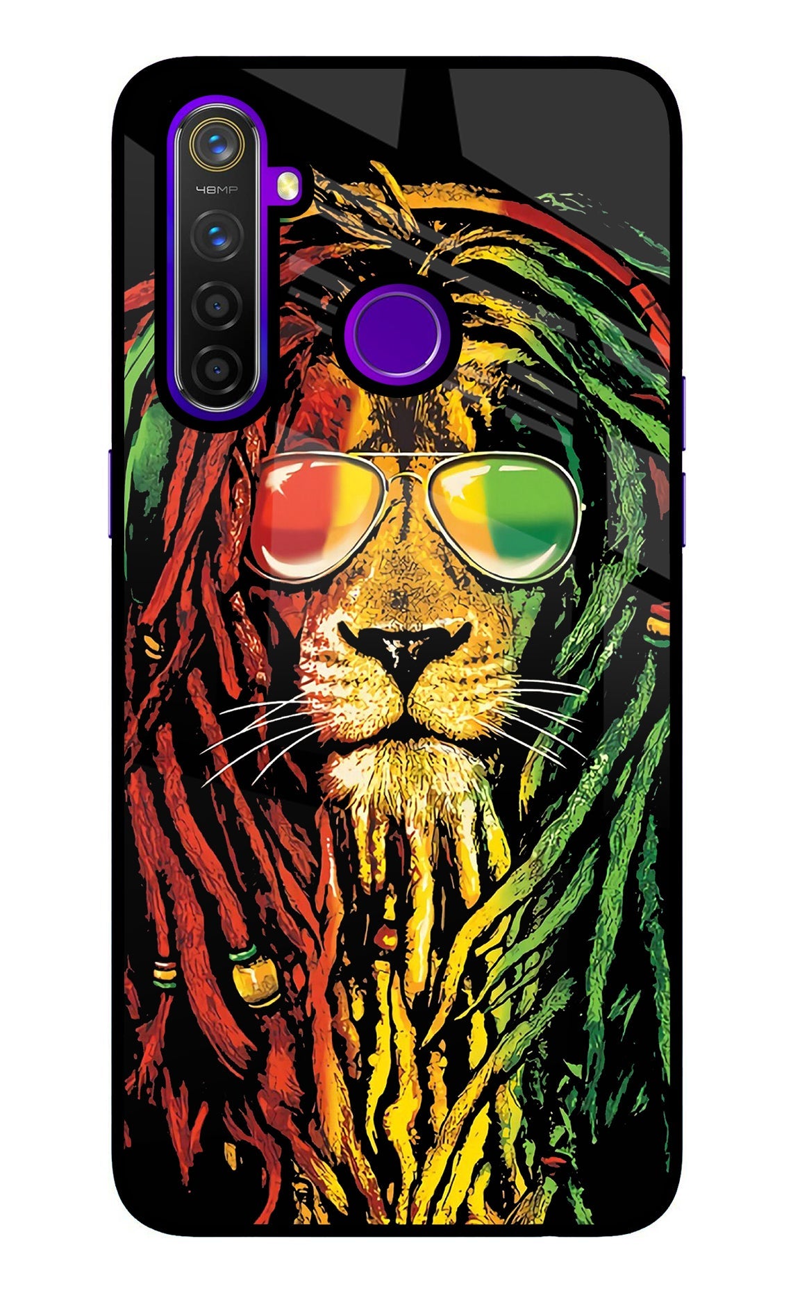 Rasta Lion Realme 5 Pro Back Cover