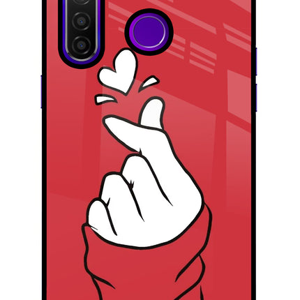 Korean Love Sign Realme 5 Pro Glass Case