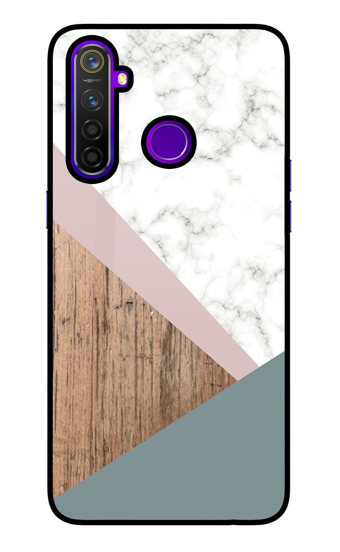 Marble wood Abstract Realme 5 Pro Back Cover