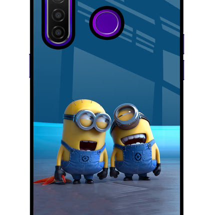 Minion Laughing Realme 5 Pro Glass Case