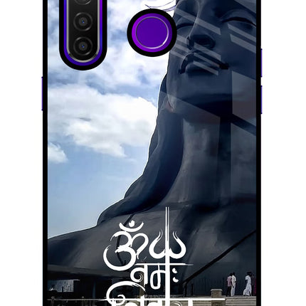 Om Namah Shivay Realme 5 Pro Glass Case Back Cover by Casekaro