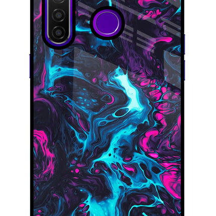 Abstract Realme 5 Pro Glass Case
