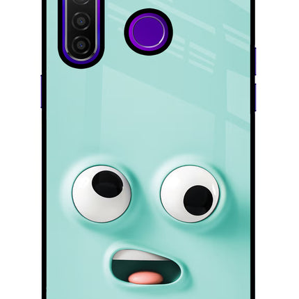Funny Cartoon Realme 5 Pro Glass Case Back Cover by Casekaro