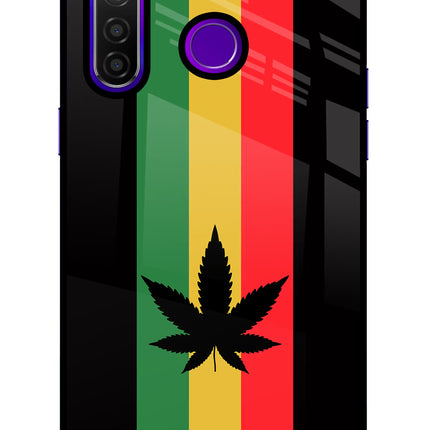 Weed Flag Realme 5 Pro Glass Case